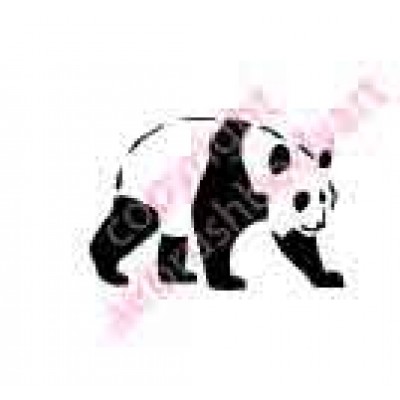 0254 panda reusable stencil